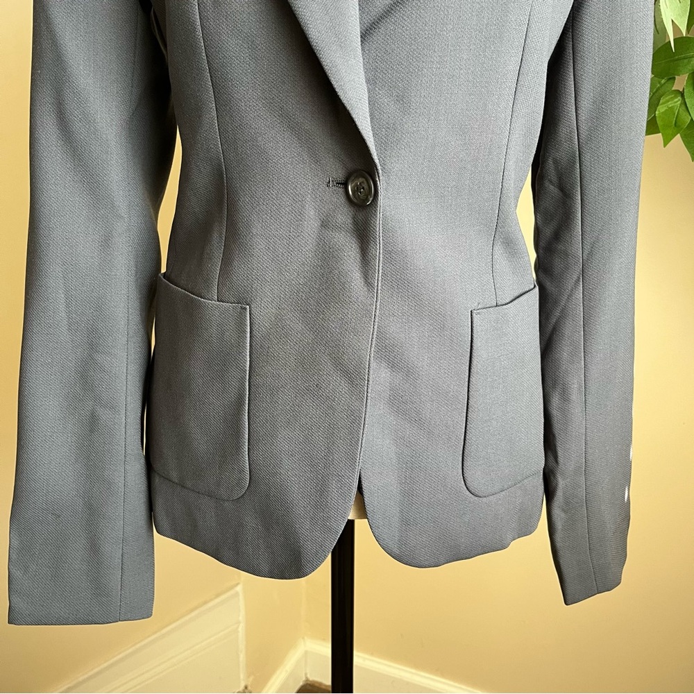 J. Crew Wool Flat Panel Pocket Single Breasted Bl… - image 4